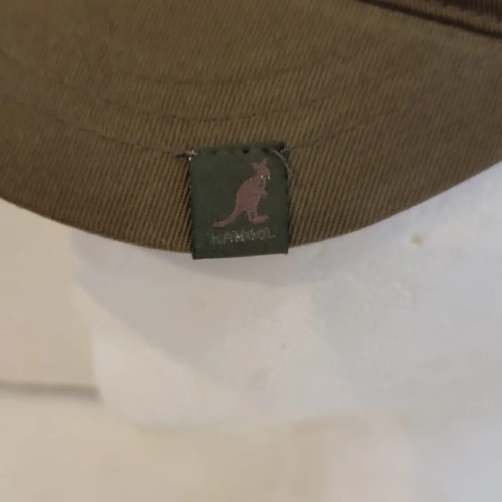 NEW - KANGOL ARMY HAT - COTTON ADJUSTABLE (sz sm/med) - Picture 2 of 5